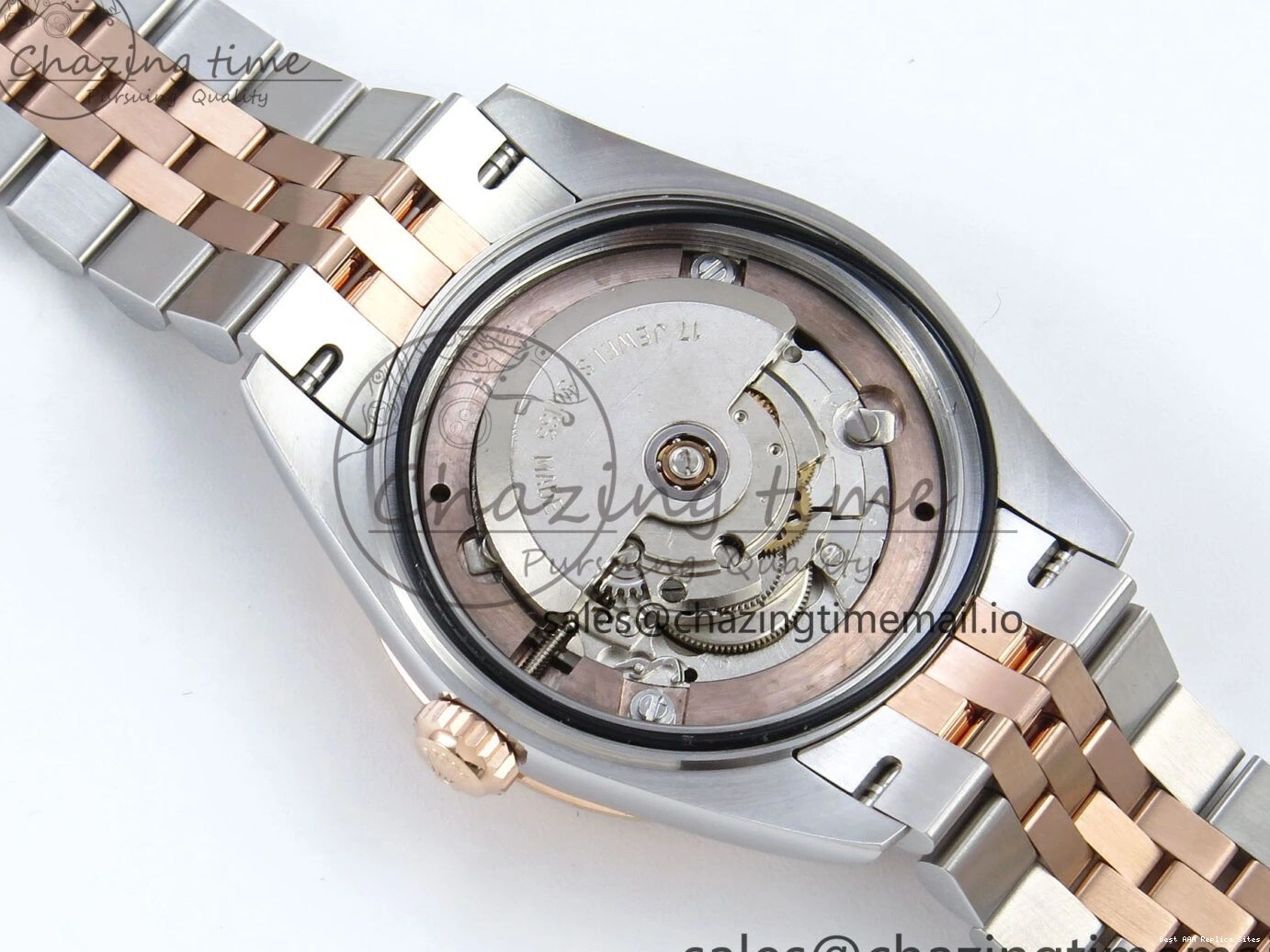 Good Copy Rolex Watches Diamonds QuickDry Best White on 1:1 SS 31 Bracelet MOP 904L Jubilee DateJust ETA Steel ARF 278271 Dial RG 517 Edition 0122